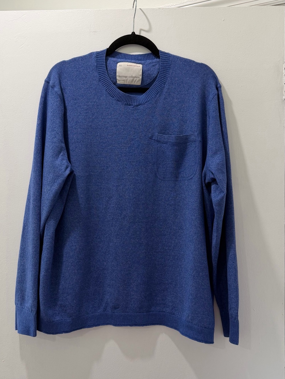 Banana Republic Men's Crewneck Sweater - Royal Blue